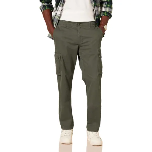 Amazon Essentials Men's Straight-Fit Stretch Cargo Trouser