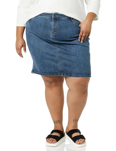 Amazon Essentials Women's Classic 5-Pocket Denim Skirt
