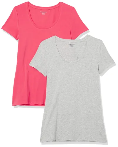 Amazon Essentials Women's Classic-Fit Short-Sleeve Scoop