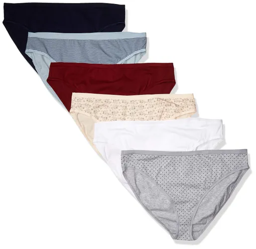 Amazon Essentials Women's Cotton High Leg Brief Underwear