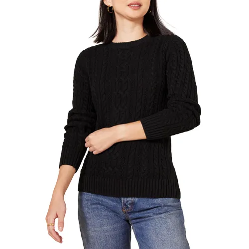 Amazon Essentials Women's Fisherman Cable Long-Sleeved