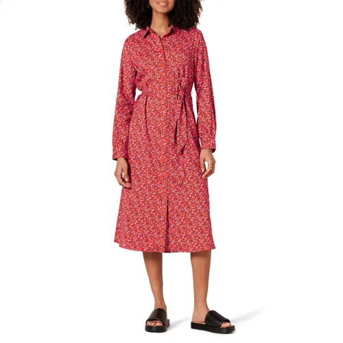 Amazon Essentials Women's Georgette Long-Sleeved Midi