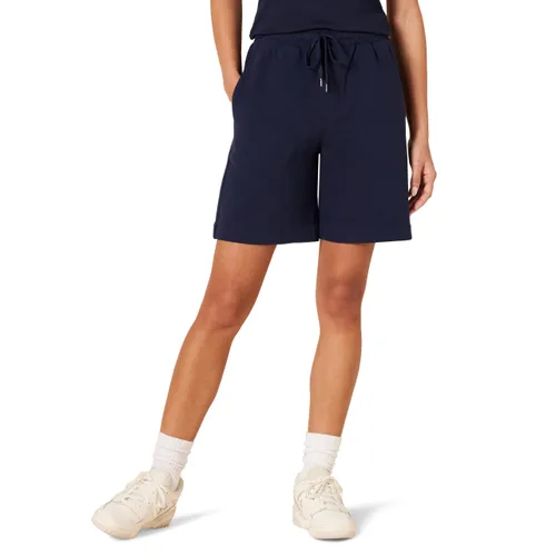 Amazon Essentials Women's High-Rise Fleece Bermuda Shorts