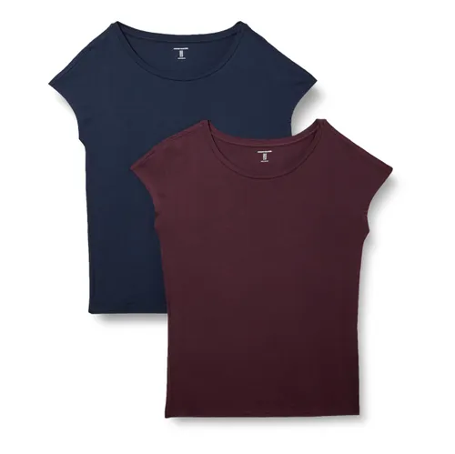 Amazon Essentials Women's Jersey Standard-Fit Short-Sleeve