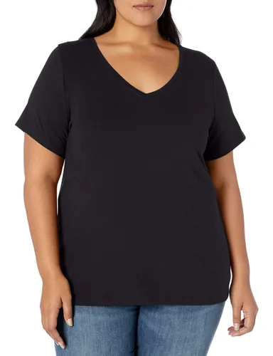 Amazon Essentials Women's Short-Sleeve V-Neck T-Shirt