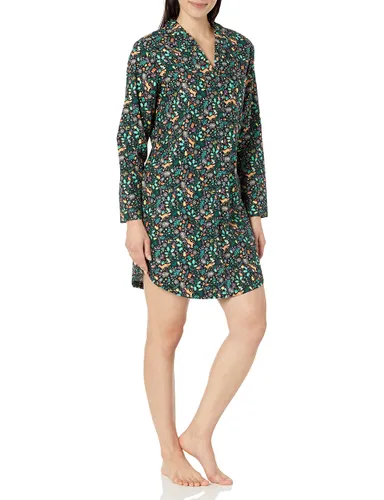 Amazon Essentials Women's Woven Flannel Notch Collar