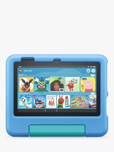 Amazon Fire 7 Kids Edition Tablet (12th Generation, 2022) with Kid-Proof Case, Quad-core, Fire OS, Wi-Fi, 16GB, 7 - Blue - Unisex