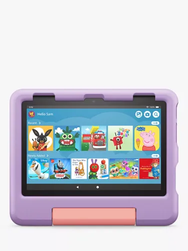 Amazon Fire HD 8 Tablet Kids Edition (12th Generation, 2022) with Kid-Proof Case, Hexa-core, Fire OS, Wi-Fi, 32GB, 8 - Purple - Unisex