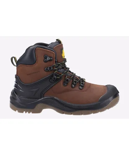 Amblers Safety FS197 Waterproof Lace up Boot Mens - Brown