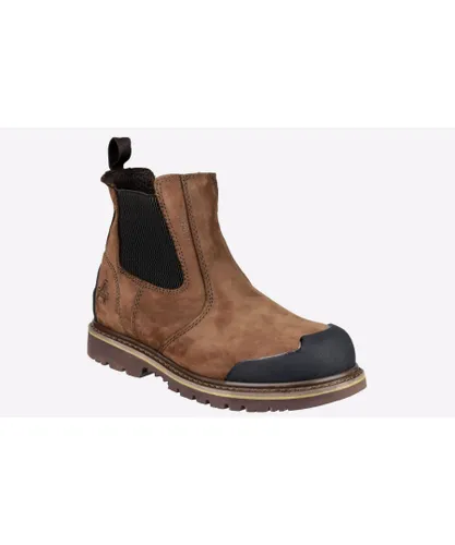 Amblers Safety FS225 Waterproof Chelsea Boot Mens - Brown