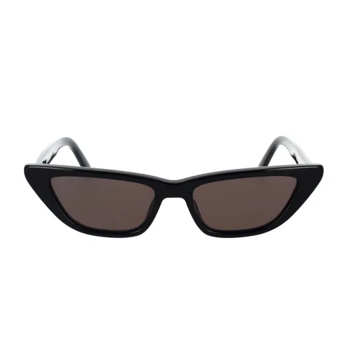 Ambush , Bold Black Cat-Eye Sunglasses ,Black female, Sizes: