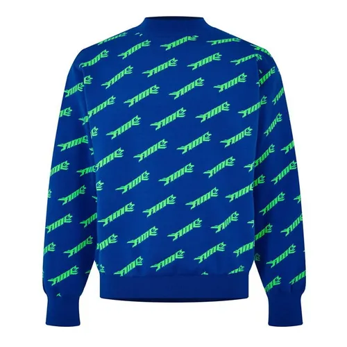 AMBUSH Graphic Logo Print Sweater - Blue