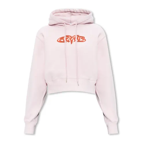 Ambush , Logo hoodie ,Pink female, Sizes: