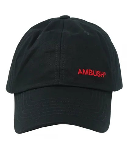 Ambush Mens Logo Black Cap - One