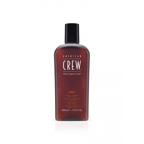 American Crew 3-in-1 Shampoo, Conditioner, Shower Gel 450ml