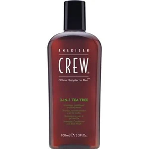 American Crew 3-in-1 Tea Tree Refreshing Shampoo, Conditioner and Body Wash Male 450 ml