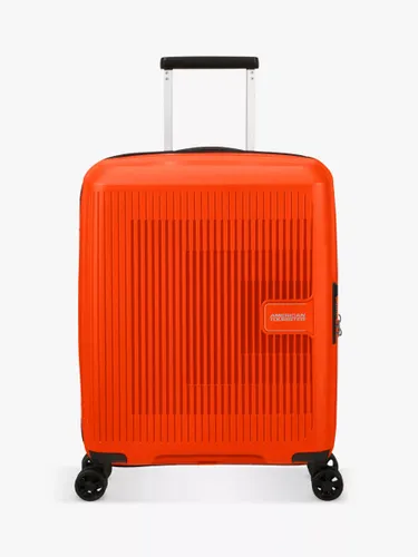 American Tourister Aerostep 4-Wheel 55cm Expandable Cabin Case - Bright Orange - Unisex