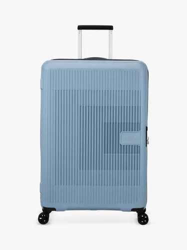 American Tourister Aerostep 4-Wheel 77cm Expandable Large Suitcase - Soho Grey - Unisex