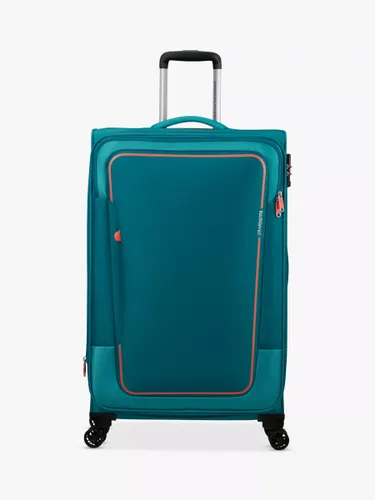 American Tourister Pulsonic 4-Wheel 81cm Expandable Large Suitcase - Stone Teal - Unisex