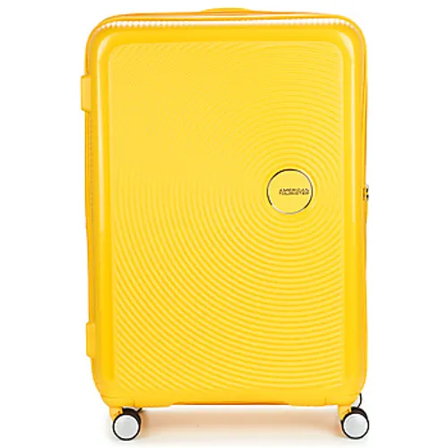 American Tourister  SOUNDBOX SPINNER 77/28 TSA EXP  women's Hard Suitcase in Yellow