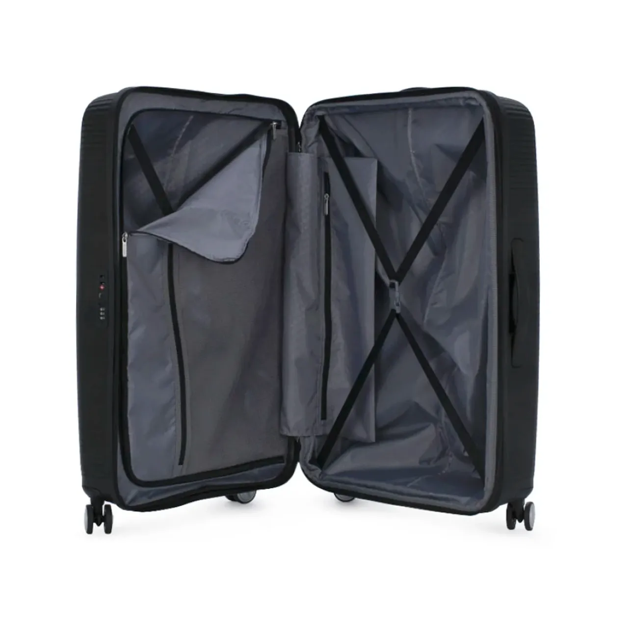 American Tourister , Soundbox Spinner Trolley Bag ,Black unisex, Sizes: ONE SIZE