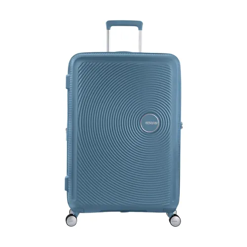 American Tourister , Trolley Grande 77/28 Exp Soundbox Spinner ,Blue unisex, Sizes: ONE SIZE