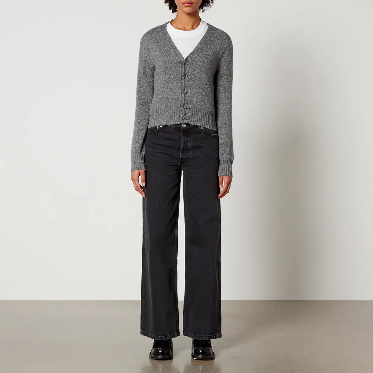 AMI de Coeur Cashmere and Wool-Blend Cardigan