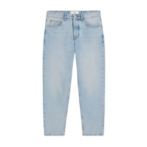 Ami Paris , AMI Paris Tapered FIT Jeans ,Blue male, Sizes: