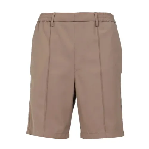 Ami Paris , Bermuda Shorts ,Brown male, Sizes: