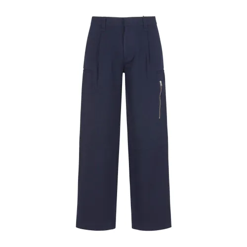 Ami Paris , Blue Cargo Pants ,Blue female, Sizes: