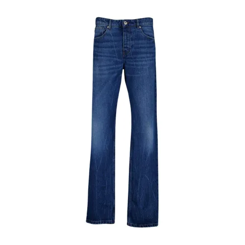 Ami Paris , Mid-Washed Indigo Classic Fit Jeans ,Blue male, Sizes: