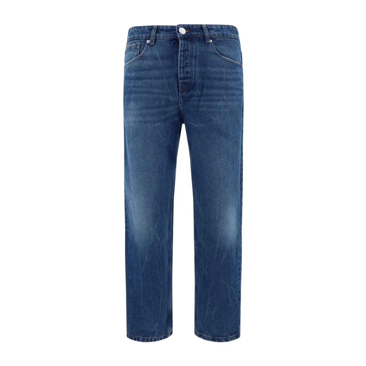 Ami Paris , Straight Jeans ,Blue male, Sizes: