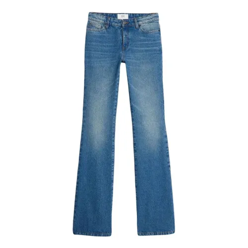 Ami Paris , Stylish Blue Cotton Bootcut Jeans ,Blue female, Sizes: