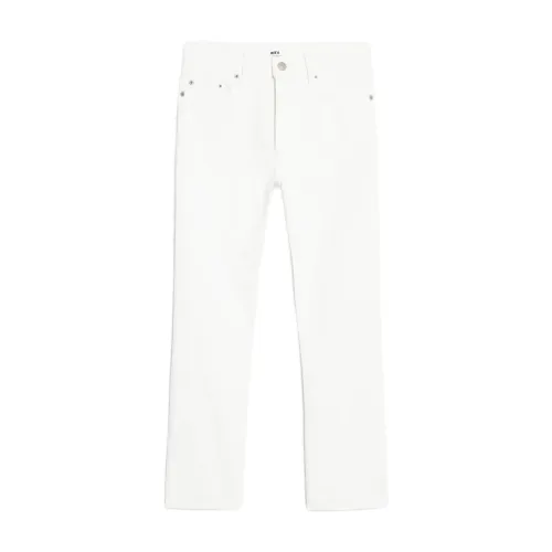 Ami Paris , Stylish Cropped Jeans ,White female, Sizes: