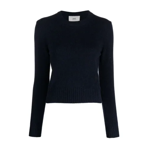 Ami Paris , Tonal ADC Sweater ,Blue female, Sizes: