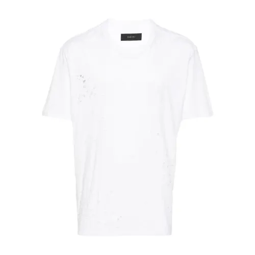 Amiri , Amiri T-shirts and Polos White ,White male, Sizes: