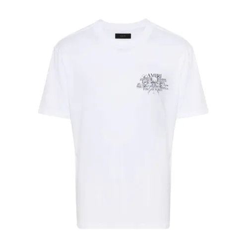 Amiri , Amiri T-shirts and Polos White ,White male, Sizes: