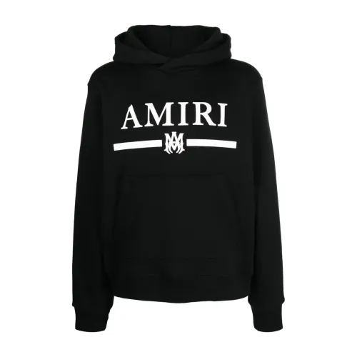 Amiri , Black Logo Print Sweater ,Black male, Sizes: