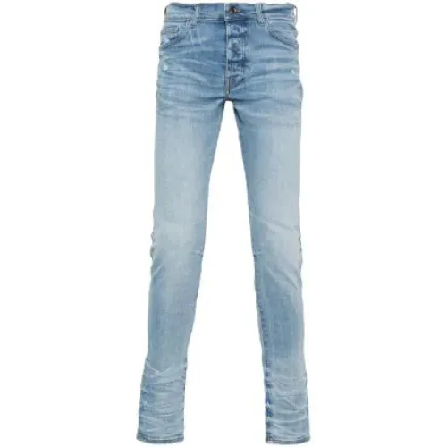Amiri , Distressed Skinny Jeans ,Blue male, Sizes: