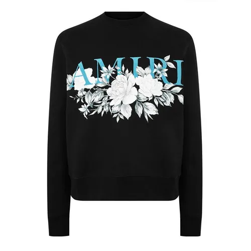 AMIRI Floral Sweatshirt - Black