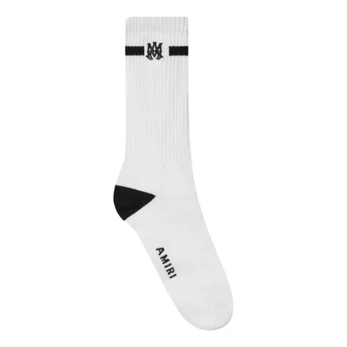 Amiri , White Sandals with Embroidered Logo ,White female, Sizes: