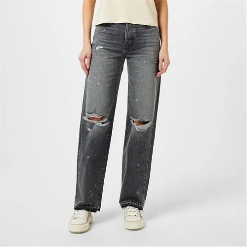 AMIRI Wide Straight Jeans - Grey
