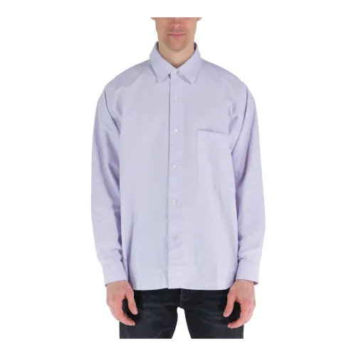 Amish , Casual Shirt ,Purple male, Sizes: