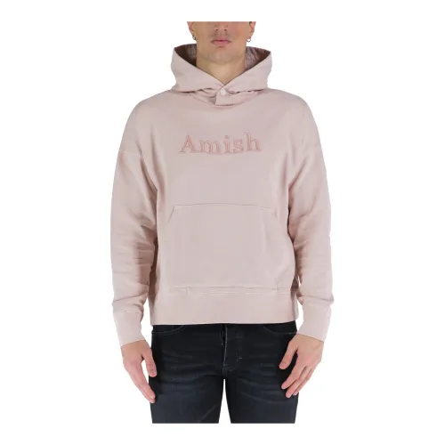 Amish , Hoodies ,Pink male, Sizes: