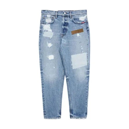 Amish , Loose-fit Jeans ,Blue male, Sizes: