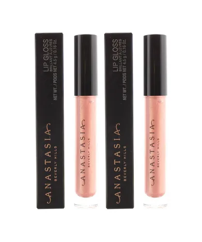 Anastasia Beverly Hills Womens Lip Gloss 4.5g - Sunscape x 2 - NA - One Size