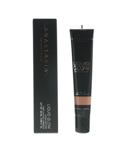Anastasia Beverly Hills Womens Liquid Glow Face Highlighter 20ml - Rose Gold - One Size