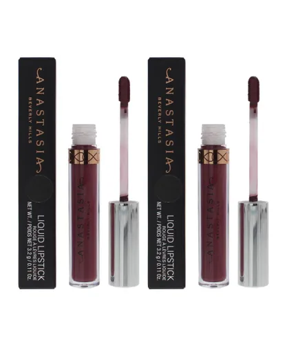 Anastasia Beverly Hills Womens Liquid Lipstick 3.2g - Trust Issues x 2 - NA - One Size