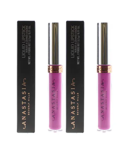 Anastasia Beverly Hills Womens Liquid Lipstick 3.2g - Vintage x 2 - NA - One Size
