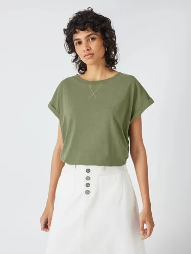 AND/OR Cotton Tank T-Shirt - Khaki - Female